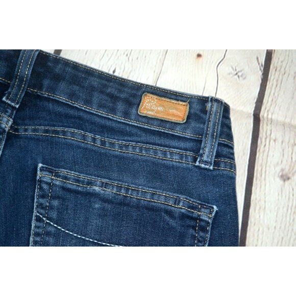 PAIGE DENIM Women's Skyline Skinny Jeans SIZE 27 Dark Wash - Picture 4 of 7